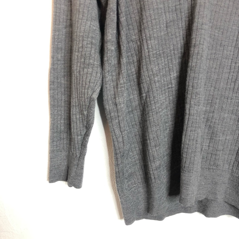 UNIQLO Wool Blend Ribbed Knit Sweater - Picture 5 of 7